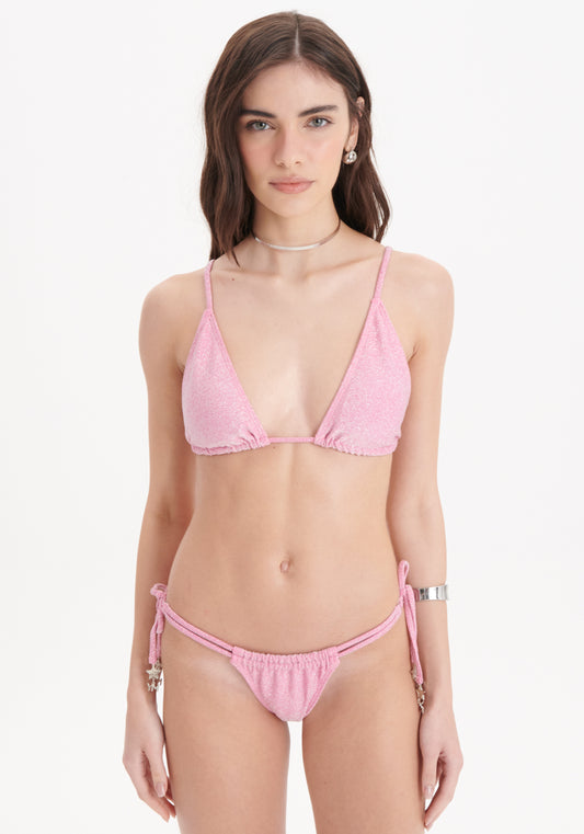 BIQUÍNI CORTININHA SHINE ROSA