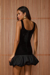 VESTIDO CURTO ANGELICA BALONE PRETO