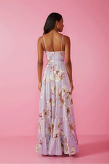 VESTIDO LONGO VITORIA ESTAMPA FLOR