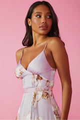 VESTIDO LONGO VITORIA ESTAMPA FLOR