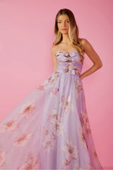 VESTIDO LONGO LUNA ESTAMPA FLOR