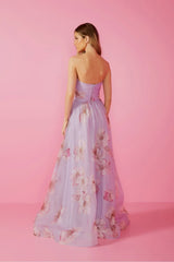 VESTIDO LONGO LUNA ESTAMPA FLOR