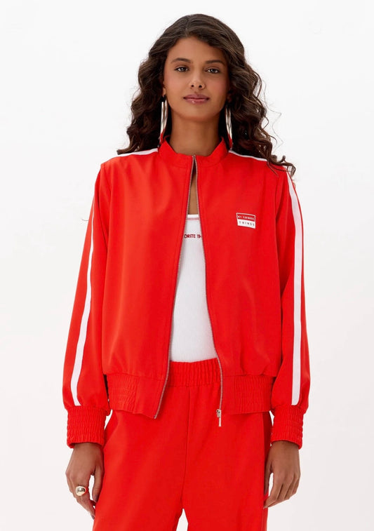 JAQUETA BOMBER MANGA LONGA LARANJA