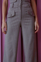 CALÇA TECIDO ESPINHA DE PEIXE CLASSIC MILLENIUM