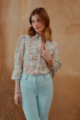 CAMISA CLASSICA FLORAL PARADIS ESTAMPA FLORAL PARADIS