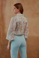 CAMISA CLASSICA FLORAL PARADIS ESTAMPA FLORAL PARADIS