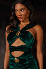 VESTIDO MIDI LIZ VERDE LONDRES