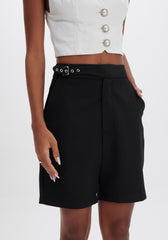 BERMUDA ALFAIATARIA COM FIVELA