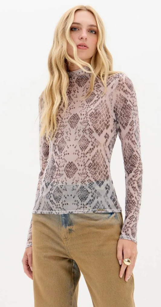 BLUSA MANGA LONGA ESTAMPADA