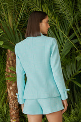 CASACO TWEED LAÇO AZUL SERENO