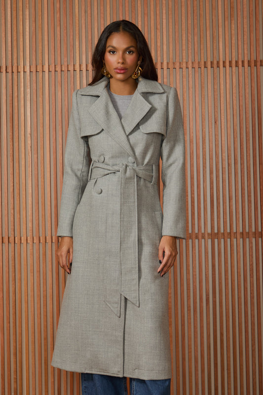 CASACO LONGO VICKY LA CINZA LUNE