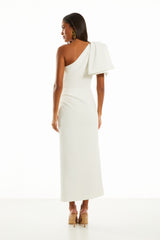 VESTIDO MIDI HILARY OFF WHITE