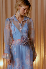 VESTIDO CHEMISE ESTAMPA FLORALIS