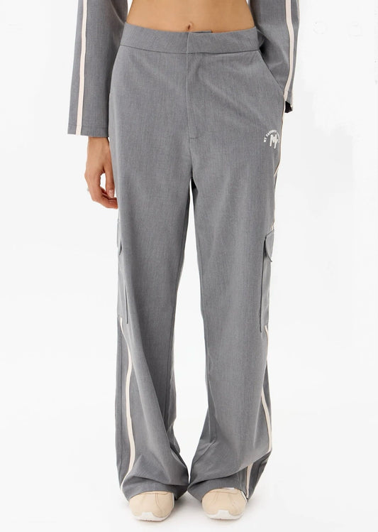 CALCA CARGO ALFAIATARIA CINZA