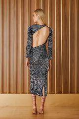 VESTIDO MIDI VALENTINA PRATA