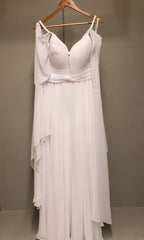 VESTIDO LONGO FLUIDO C/ MANGA BRANCO