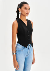 COLETE CURTO ALFAIATARIA PRETO