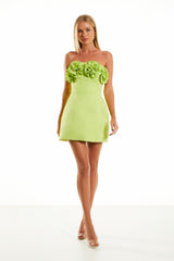 VESTIDO CURTO JOY LIME