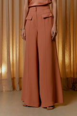 CALÇA ALFAIATARIA LAPELA BEGE TINA