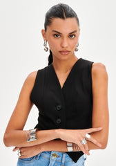 COLETE CURTO ALFAIATARIA PRETO