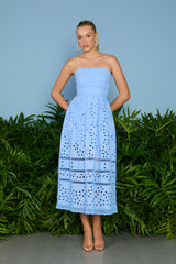 VESTIDO MIDI SERENA TOMARA QUE CAIA FROZEN