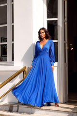 VESTIDO LONGO LORENA MANGA REMOVÍVEL