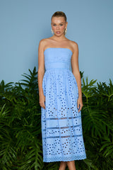 VESTIDO MIDI SERENA TOMARA QUE CAIA FROZEN