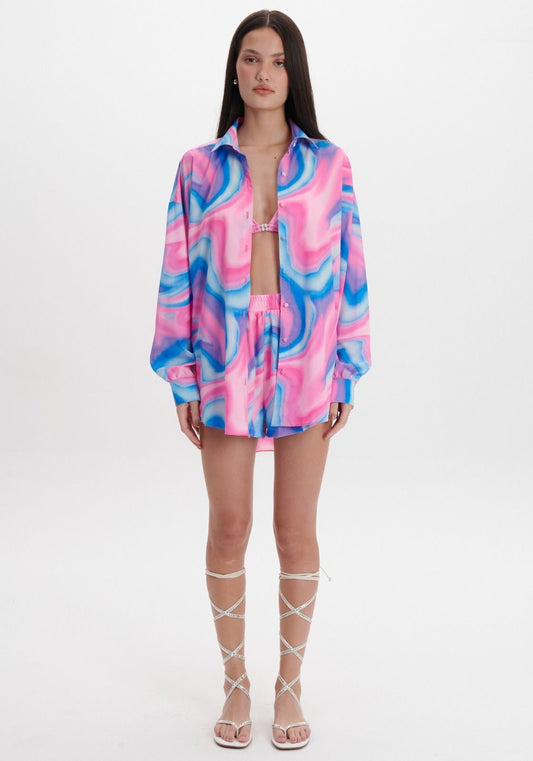 CAMISA MULLET ESTAMPADA