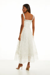 VESTIDO MIDI NAY OFF WHITE