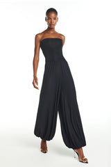 CALÇA ALADIM CÓS DOBRÁVEL MALHA PRETA