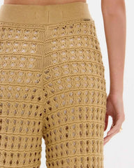 CALÇA TRICÔ RETA