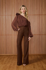 BODY CLAIRE UM OMBRO SÓ COFFEE