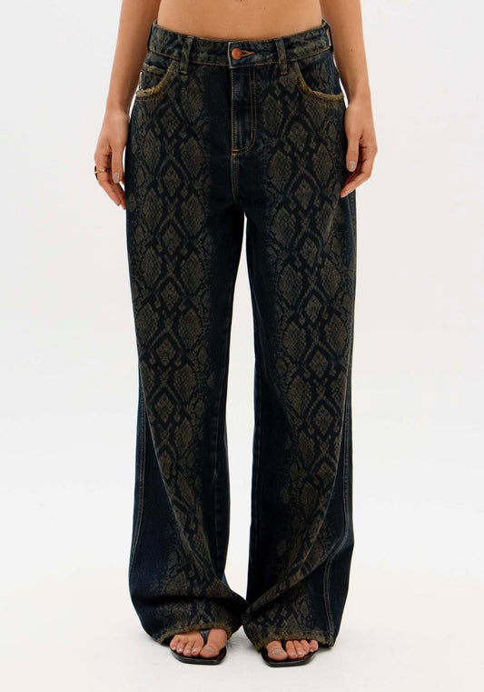 CALÇA JEANS FULL LENGTH CINTURA MÉDIA