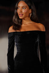 VESTIDO MIDI CHARLOTTE PRETO