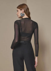 BLUSA MANGA LONGA TULE