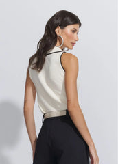 POLO REGATA TRICOT OFF WHITE