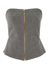BLUSA CORSET ZÍPER FRONTAL