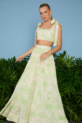 CONJUNTO ROBIN ALÇA LAÇO ESTAMPA TOILE DE JOUY