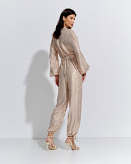 MACACÃO MANGA LONGA PAETE GOLD NATURAL