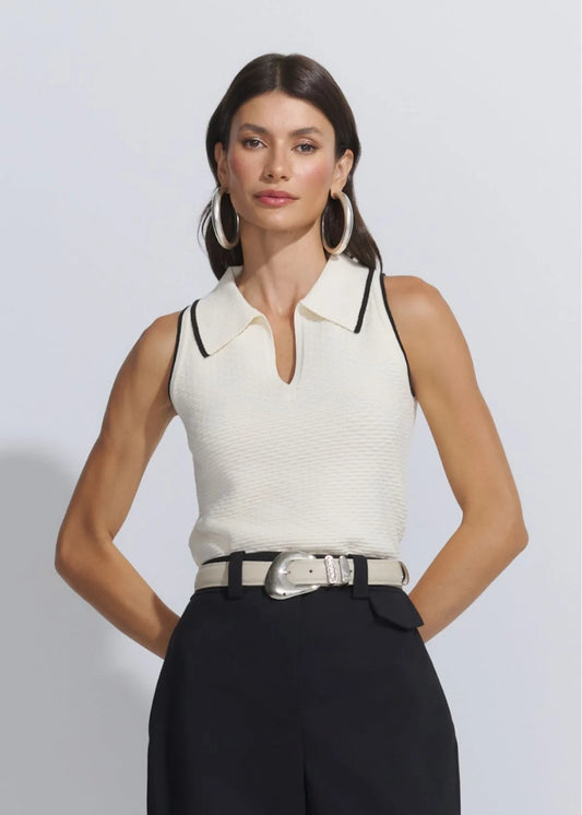 POLO REGATA TRICOT OFF WHITE