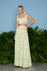 CONJUNTO ROBIN ALÇA LAÇO ESTAMPA TOILE DE JOUY