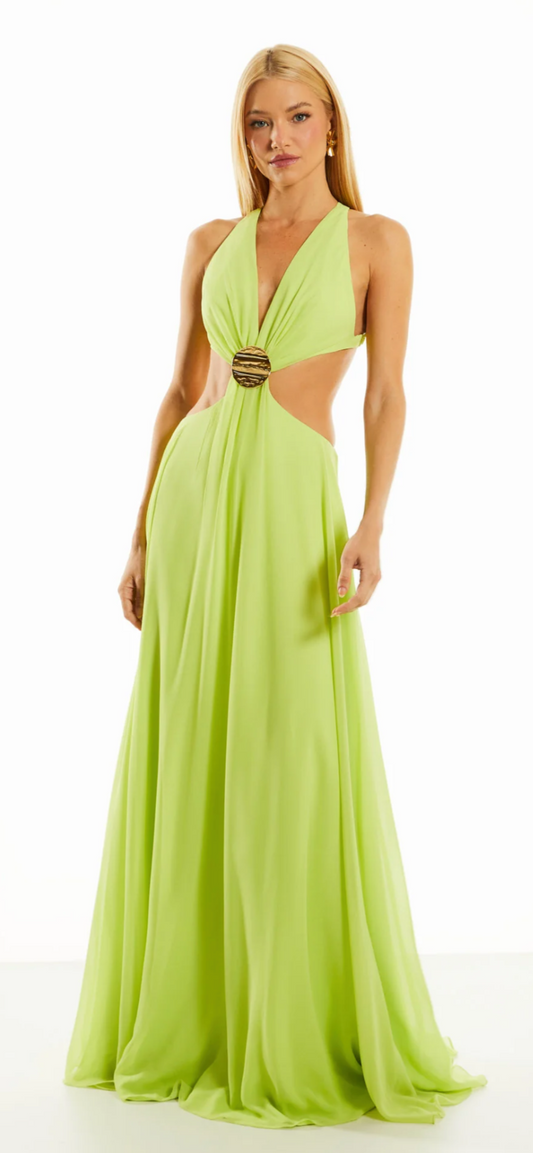 VESTIDO LONGO ANTONELLA LIME