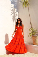 VESTIDO LONGO MARIELA MIX AVIAMENTOS