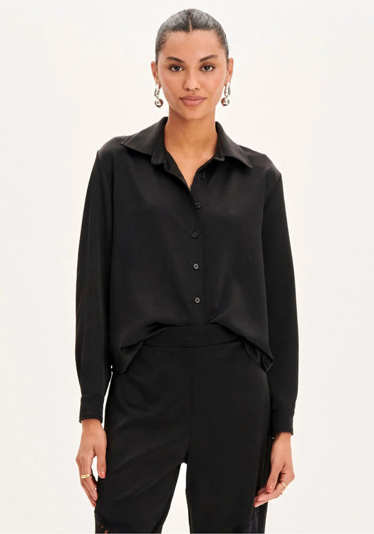 CAMISA MANGA LONGA COM BOTOES