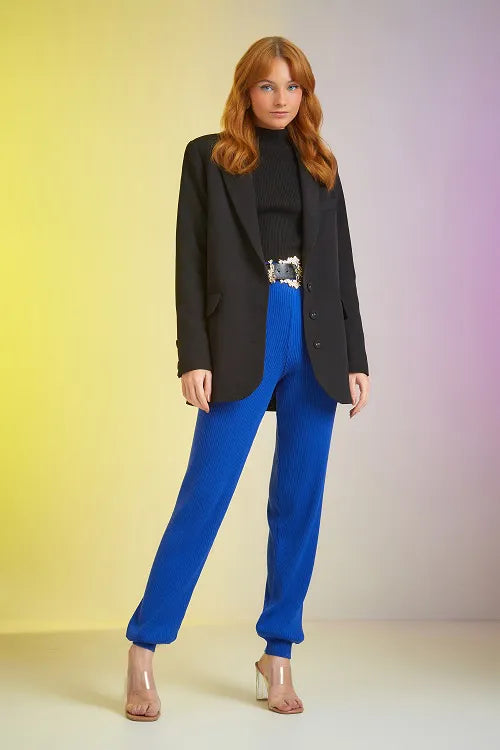 BLAZER ALFAIATARIA BOYFRIEND PRETO