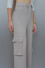 CALCA CREPE UTILITY BOTAO TRANCADO