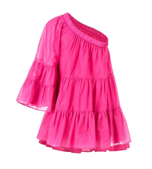 VESTIDO ROSA HONIE CURTO