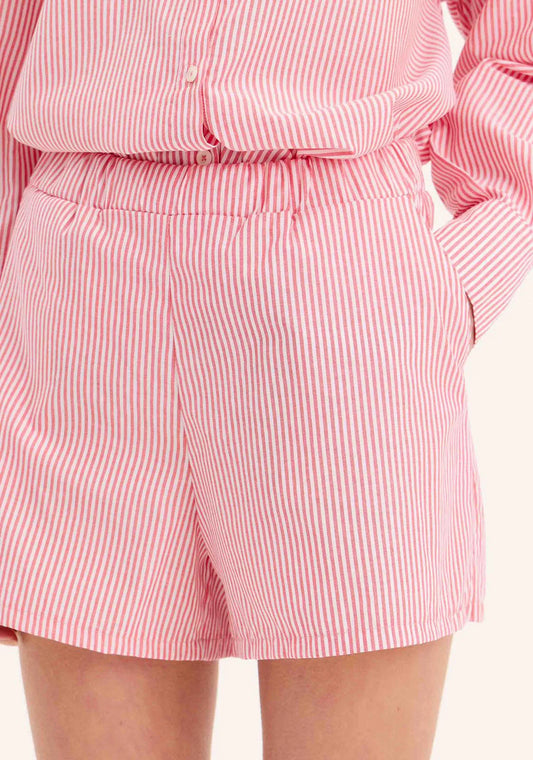 SHORT BOXER CINTURA ALTA LISTRADO