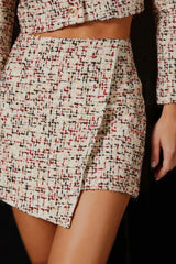 SAIA CURTA AMANDA OFF WHITE