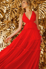 VESTIDO LONGO TAYLOR GUARANA